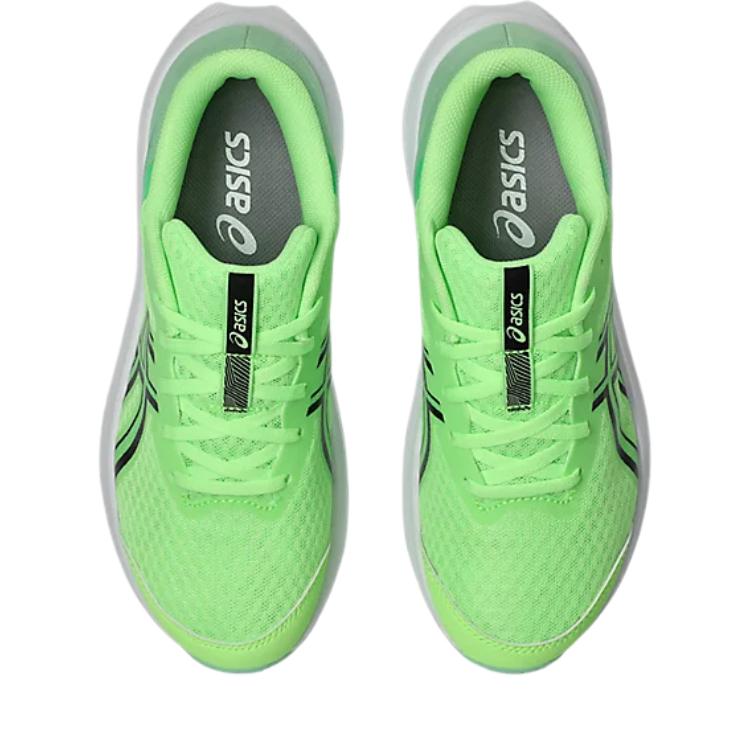 Asics Patriot 14 Synthetic Leather EVA Foam Midsole Round Toe Cushioning Low Top Running Shoes Kids sneakers 1014A392-300