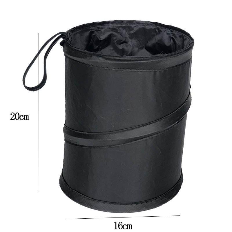 

Portable Car Trash Bin Vehicle Garbage Can Foldable Pop-up Waterproof Bag Waste Storage Basket Auto Accessories