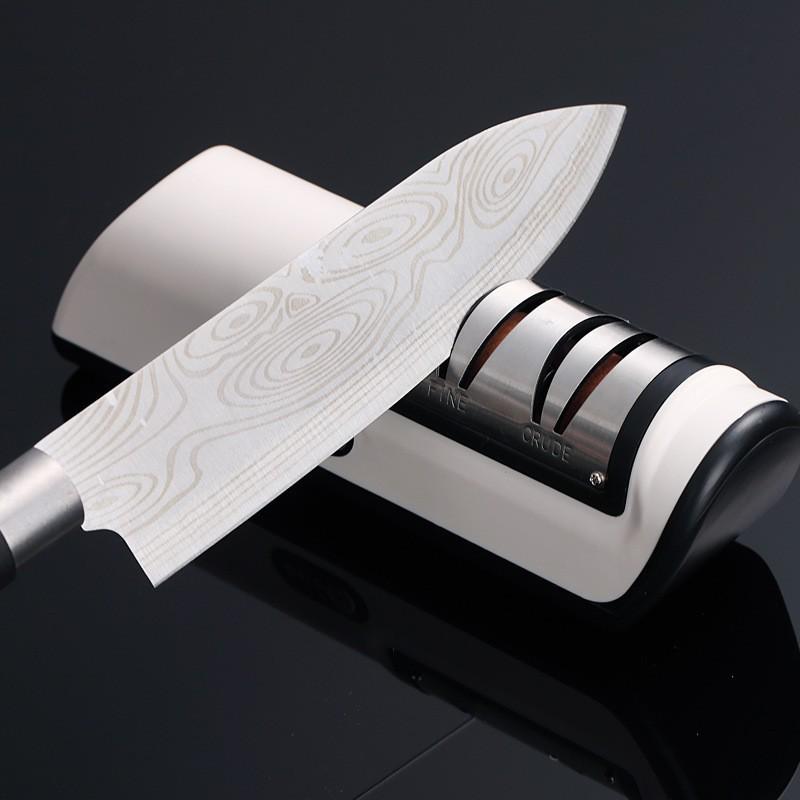 Rechargeable Multifunctional Electric Knife Sharpener for Home Kitchen