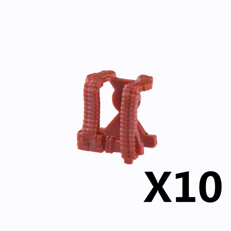 MOC Militärfigur Zubehör Bausteine Alpha SWAT Helm Weste Rucksack Knieschoner Nachtsichtgeräte Steine Spielzeug K017