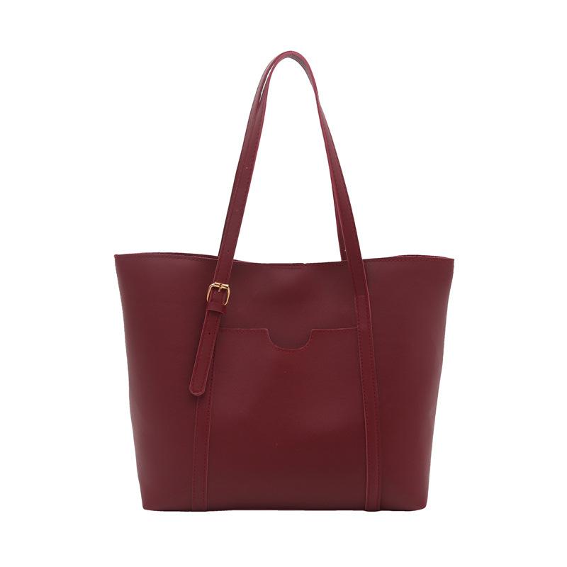 Fashionable, Simple and Trendy Tote Bag, Commuter Single-shoulder Bag, Large-capacity Casual Handbag