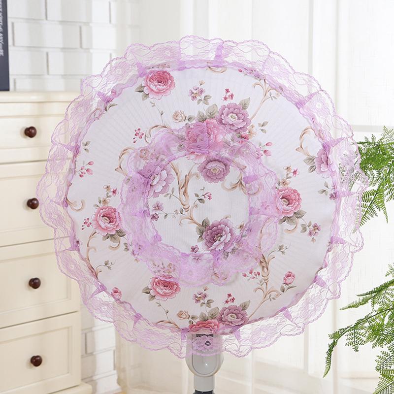 1PC Children Lace Fan Dust Cover Fan Cover Dustproof Mesh Net Safety Protection Net Bag Accessories