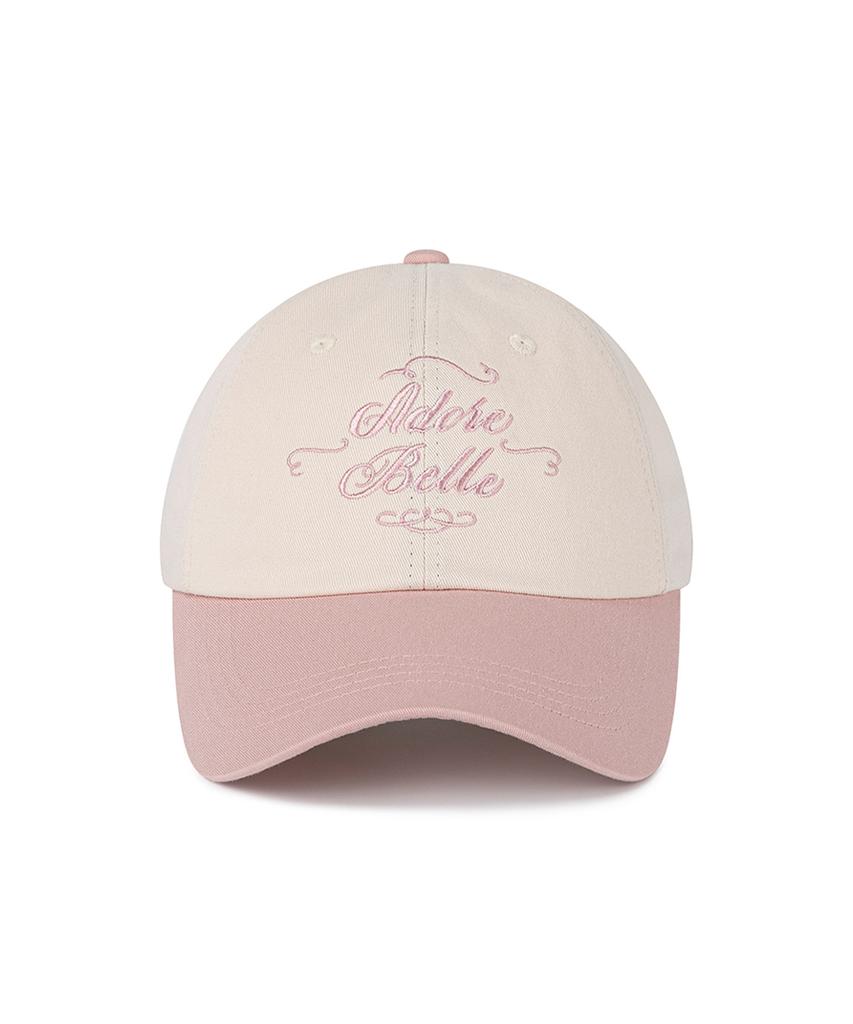 ADOREBELLE Antique Logo Cap - Pink