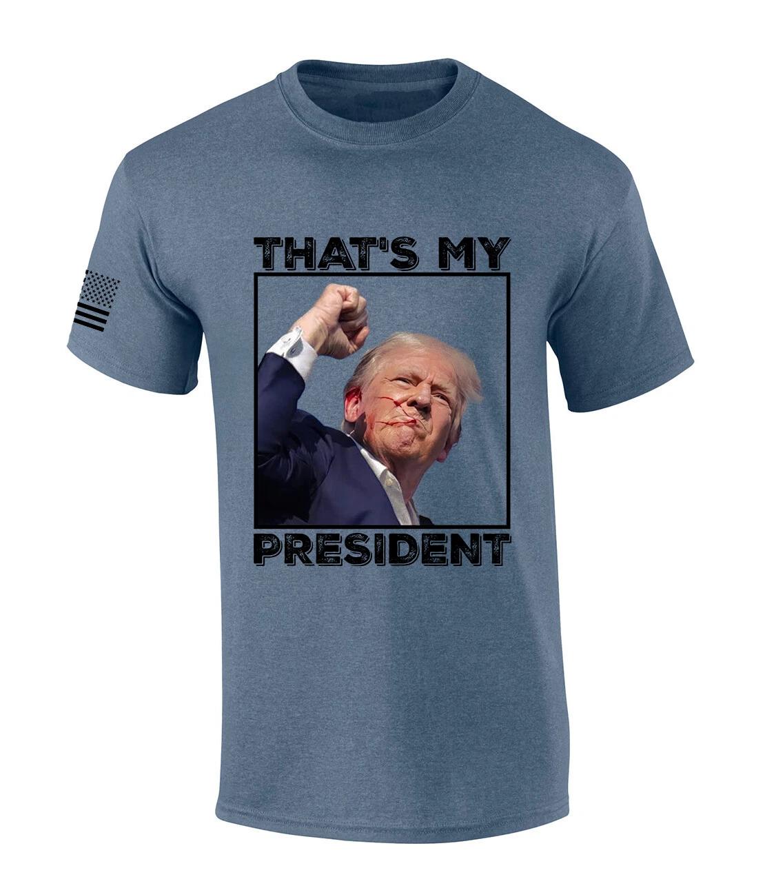 Trenz Shirt Company That s My President Shot 2024 Short Sleeve T-Shirt 2XL