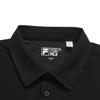 FILA White Simple Classic Versatile Comfortable Casual Breathable Knitted Short Sleeve Polo Shirt Men tops F11M623101FBK