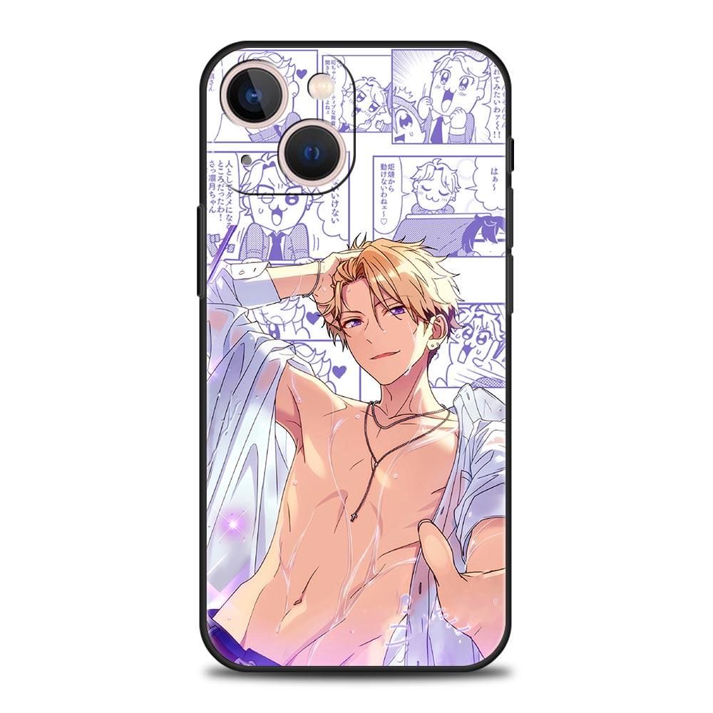 

Роскошный чехол для телефона «Anime Ensemble Stars» для iPhone 15 13 14 12 11 Pro MAX XR X SE XS 7 8 Plus, черный силиконовый защитный чехол iPhone 11