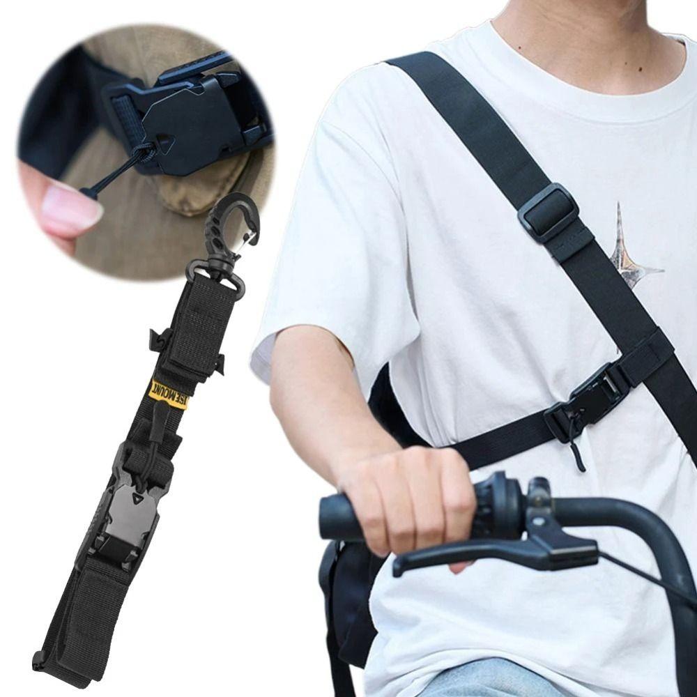 Magnetic Buckle Crossbody Bag Chest Strap Three-point Auxiliary Backpack Sternum Strap  Cycling