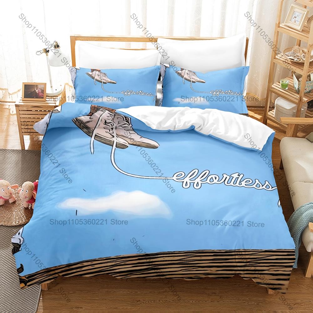 Forrest Frank Child of God Warm Sunrise Lo-Fi Coastal Portrait HD Print Bedding Set Duvet Cover + 2 Pillowcases Chill Room Decor