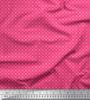 Soimoi Japan Crepe Satin Fabric Geometric Small Print Fabric by Metre 42 Inch