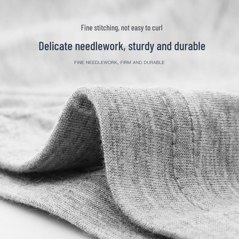 Langsha Men's 5A Antibacterial Bamboo Fiber Boxer Briefs (4-Pack)