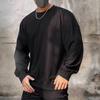Men's Korean Style Autumn Sweatshirt - Youth Round Neck, Plus Size Casual Jacket