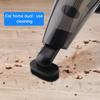 Portable Handheld Vacuum Cleaner with 12V DC Power 120W Car Cleaning Kit Dry Wet Dual Use with Washable Screen Mesh and LED Lights