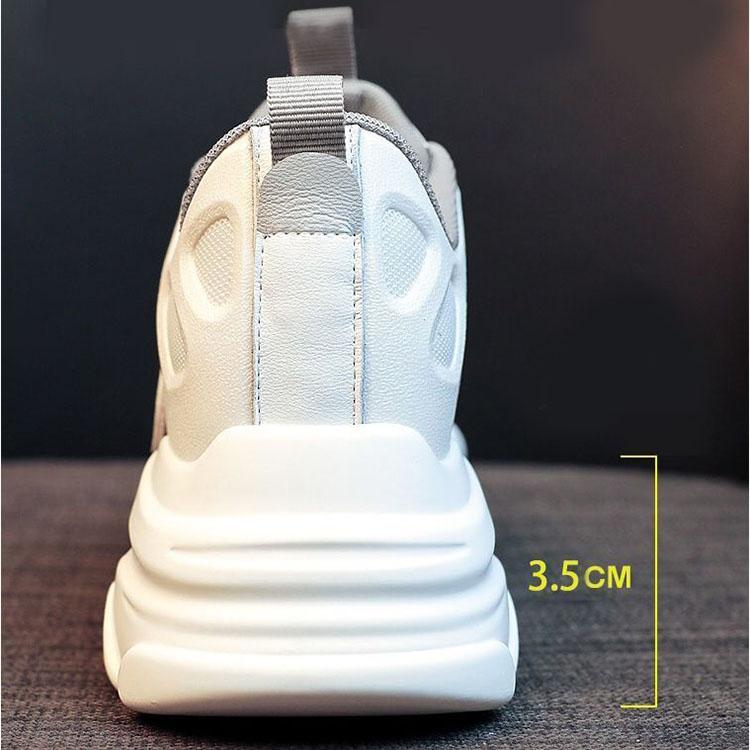 Inside Heightening Dad's Shoes Female Summer Thick Sole Sports Leisure Muffin Ins Tide Net Red Single Shoes