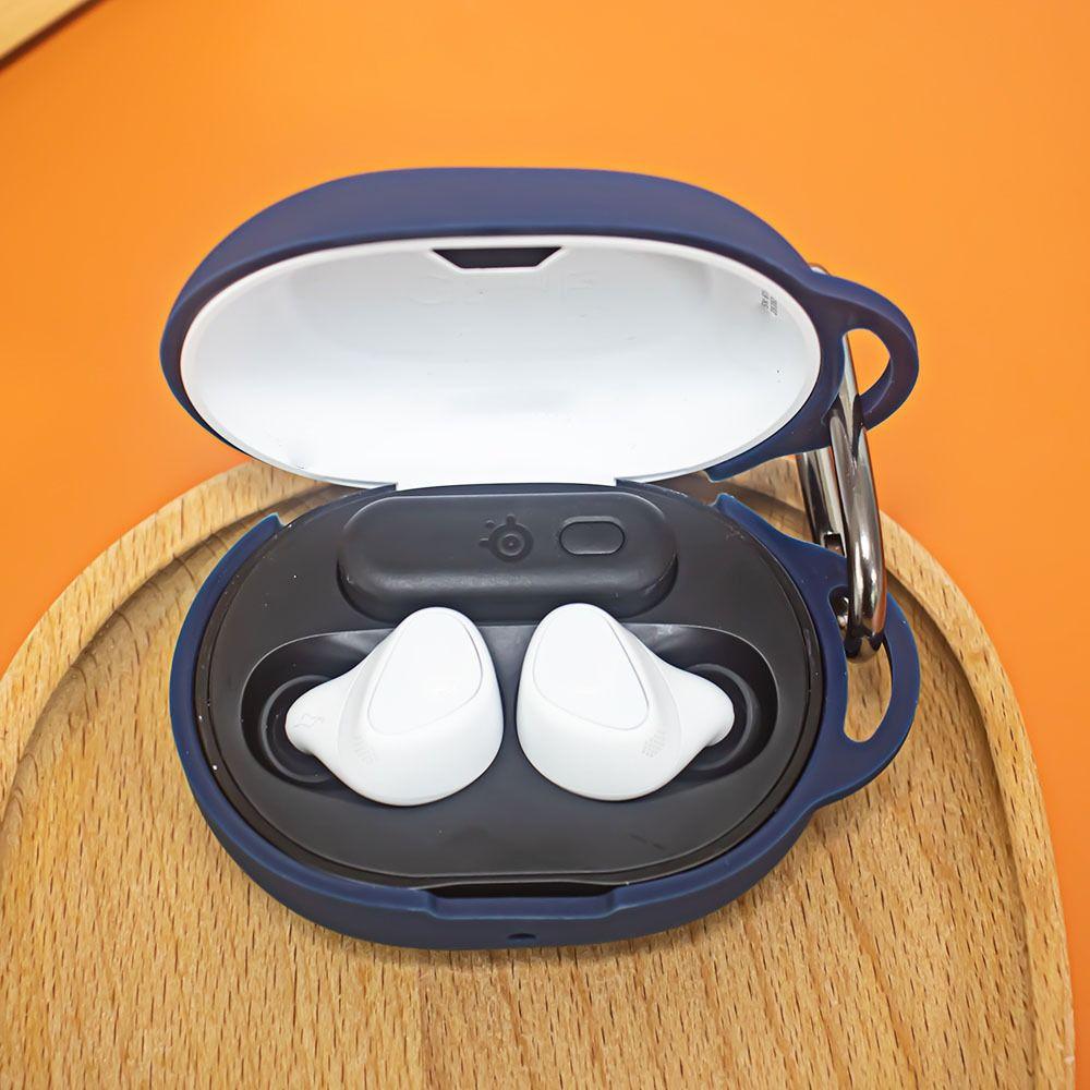 Silicone Earphone Case Shockproof Protector Shell Protective Cover for SteelSeries Arctis GameBuds