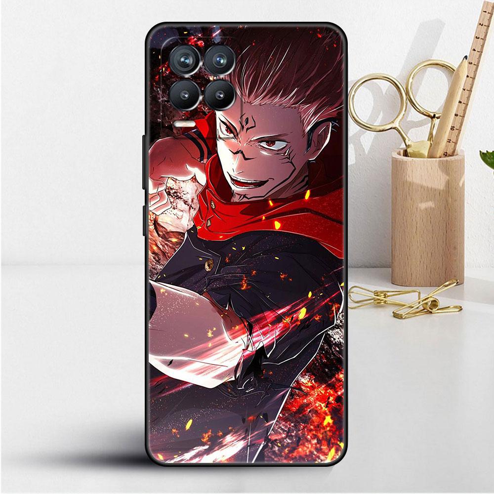 Case For Realme 8 C21y GT Neo 2 3 8i C21 7 C11 6 C12 C35 C3 GT 9 Pro C12 Silicone TPU Phone Cover Cute Jujutsu Kaisen Cool