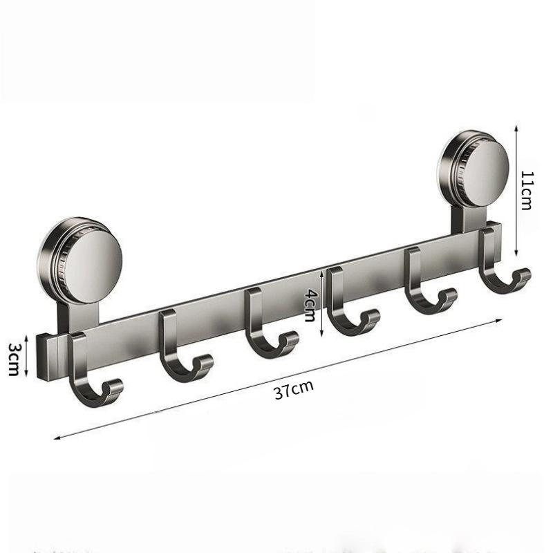 Suction Cup Coat Hooks Removable No Drill Vacuum Adhesive Hangers for Bathroom Kitchen Organizing