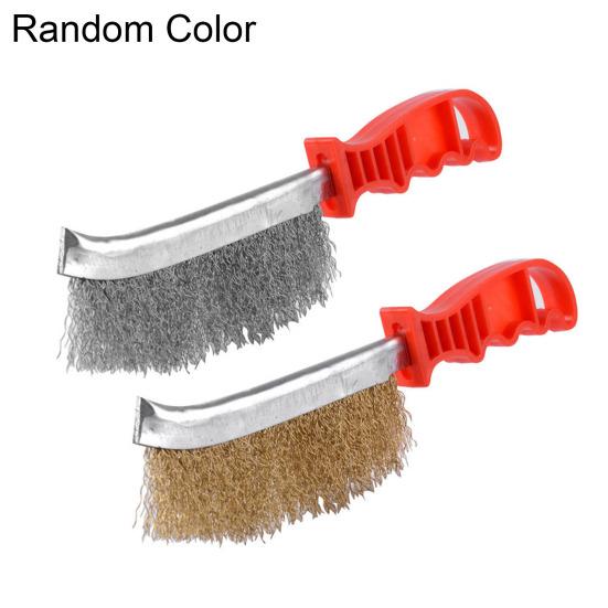 

Stainless Steel Wire Brush Strong Cleaning Welding Slag Rust Paint Stain Remover