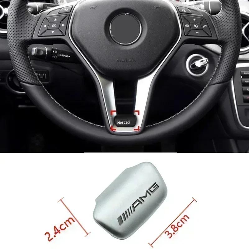 Emblemat Samochodowy Naklejka na Kierownicę Akcesoria Dekoracyjne Do Mercedes Benz AMG Brabus Smart Maybach W204 GLC CLA W205 W203 W206