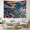 Hot Wheels Print Tapestry - Portable Wall Decor Cloth, for Home, Dorm, Travel, Bedroom, Living Room - Ideal Birthday Housewarming Gift