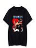 Leah Kate Tshirt Crewneck Short Sleeve T-Shirt Streetwear Printing Casual Harajuku Hip Hop