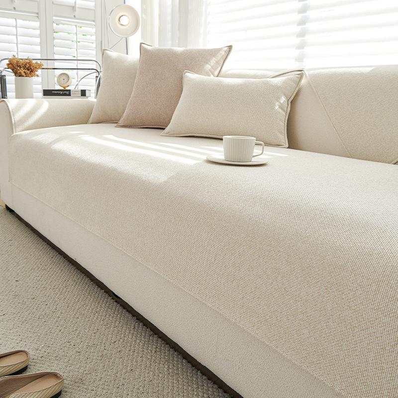 Anti Scratch And Wear-Resistant Sofa Cover Skin Friendly Breathable Simple Sofa Cushion Cover Anti Slip Suitable For All Seasons