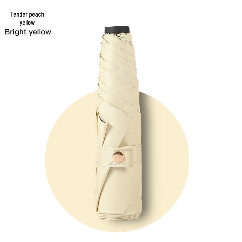 Wind-Resistant Auto-Fold Umbrella with UV Protection and Black Coating