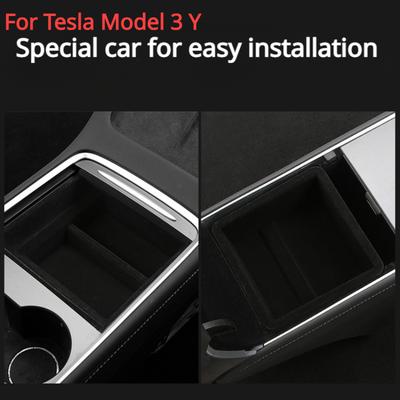 Center Console Trays For Tesla Model 3 Y Accessories Highland Organizer Accessories Under Seat Storage Box Armrest Hidden Bins