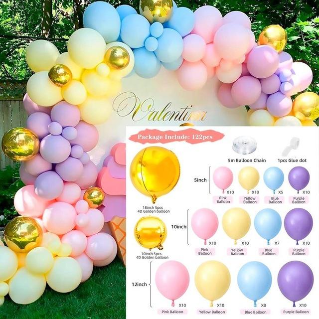 Balloon Chain Set Confession Engagement Balloon Set Opening Birthday Scene Arrangement Balloon