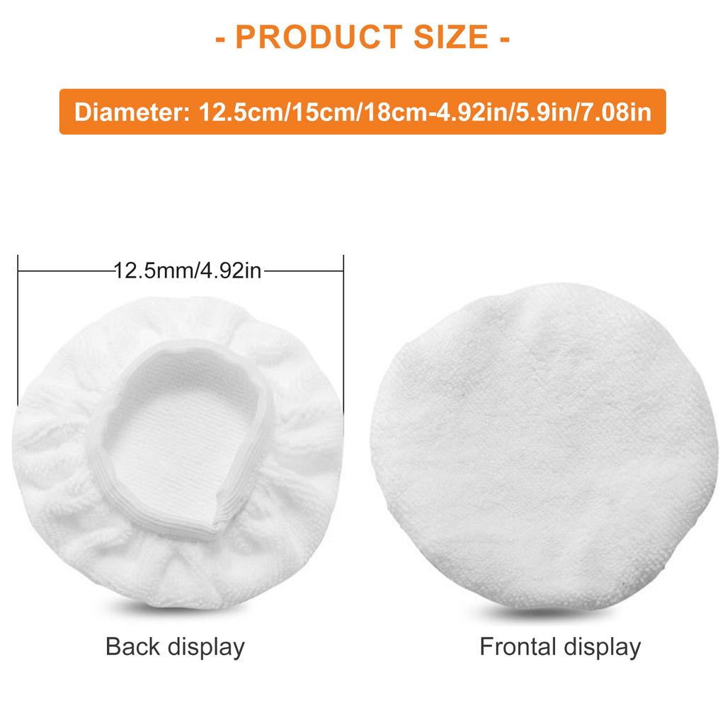 8 Stück Universelle Waschbare Dampfmopp-Pads Für Handdampfreiniger Waschbares Dampfmopp-Pad Mikrofaser-Mopp-Pad