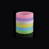 Silicone world 10pcs Silicone luminous bracelet sports bracelet wristband with adult glossy monochrome silicone bracelet