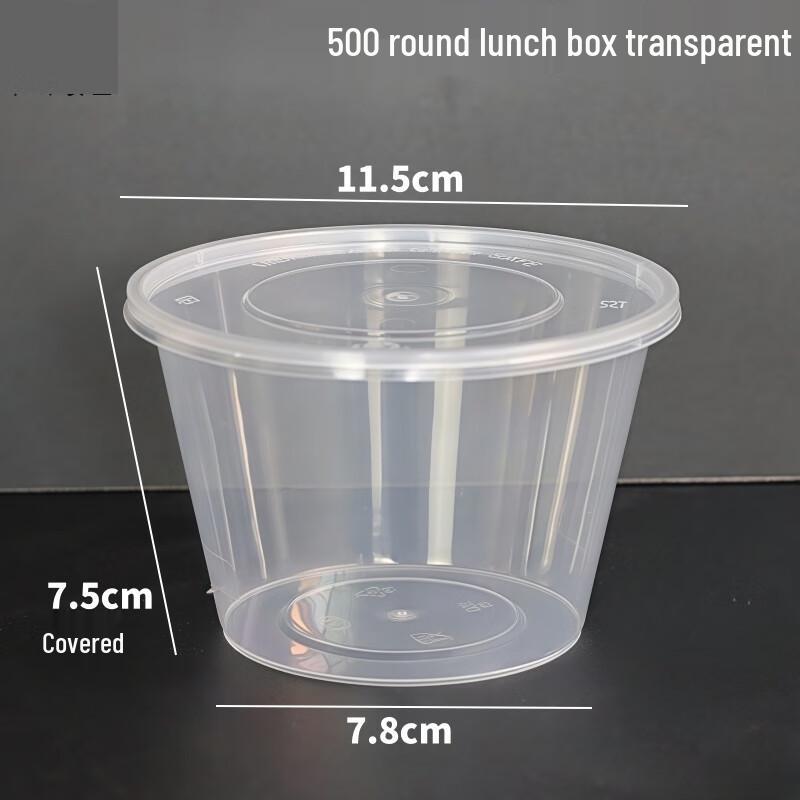 MOLUONA Round Disposable Food Container Set