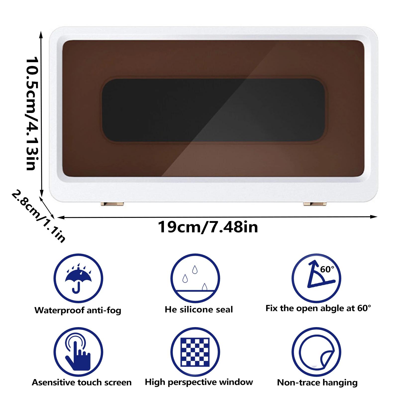 

Подставка для планшета или телефона, водонепроницаемый чехол, настенный, полностью покрытый, самоклеящиеся полки для мобильных телефонов, аксессуары для душа белый