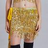 Sequin Tassel Fringe Skirt Belly Dance Costume Hip Scarf Wrap Shimmering And Elegant