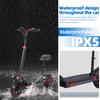 Upgraded Model 1200W 48V 18AH Electric Scooters With USB Charger EU USA Warehouse Foldable with 11inch Off-road Tires 45km/h