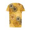 Women's Summer Fashion Casual Pleated Round Neck Print Short Sleeve T-Shirt Top