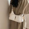 Premium Multipocket Locomotive Armpit Bag Women's Spring New Simple Casual Versatile Shoulder Messenger Bag