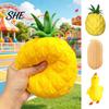 Slow Rebound Fidget Toys Anti-stress Duck Toys, Cute Pineapple Peanut Decompression Squeeze for Kids Adults, Office Desk Stress Relief Gifts