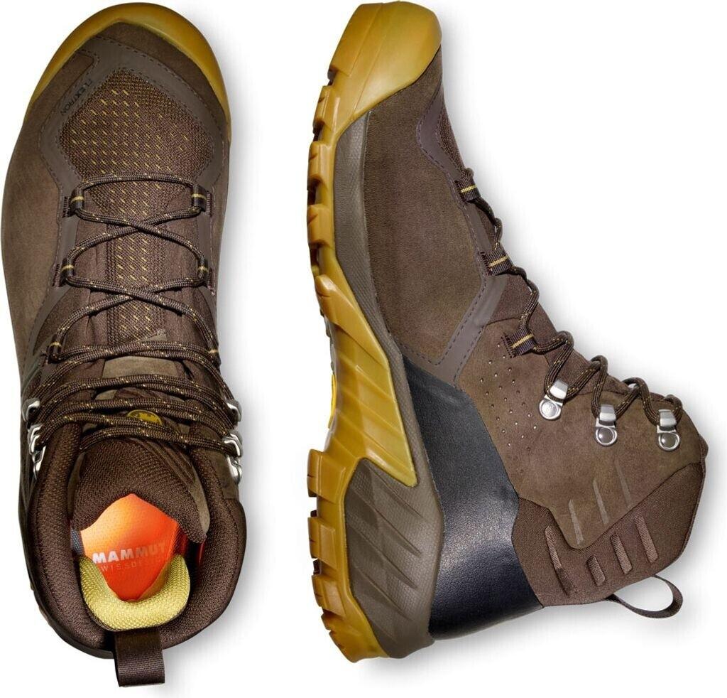 Обувь для треккинга Mammut Sapuen High GTX Men wren/amber green