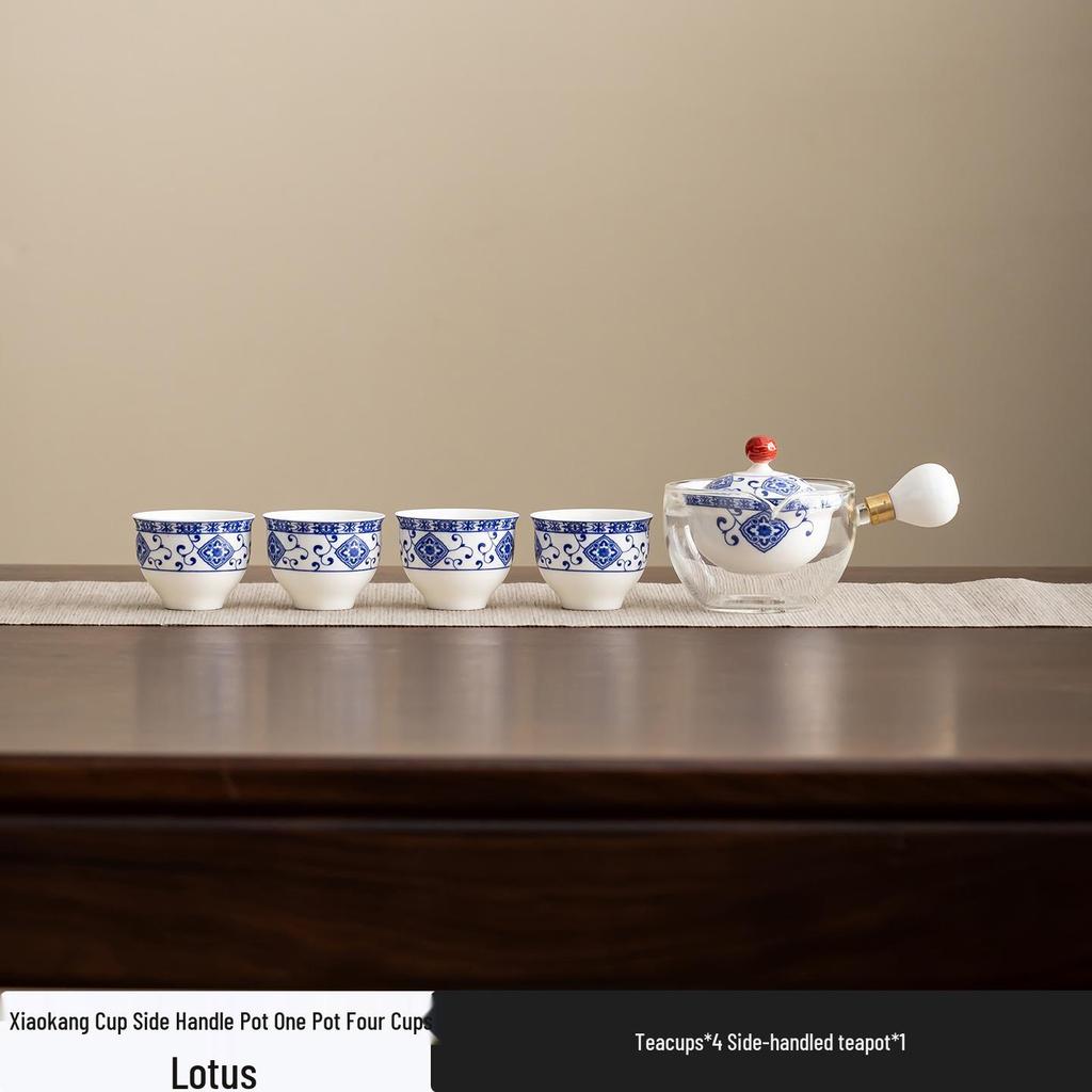 Xiaokang Portable Quick-Brew Travel Tea Set with Automatic Teapot
