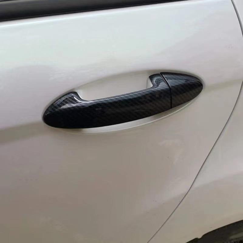 

Carbon Fiber Pattern Door Handle & Bowl Kit for 09-14 Fiesta/Ecosport - Bright Black Modification Accessory