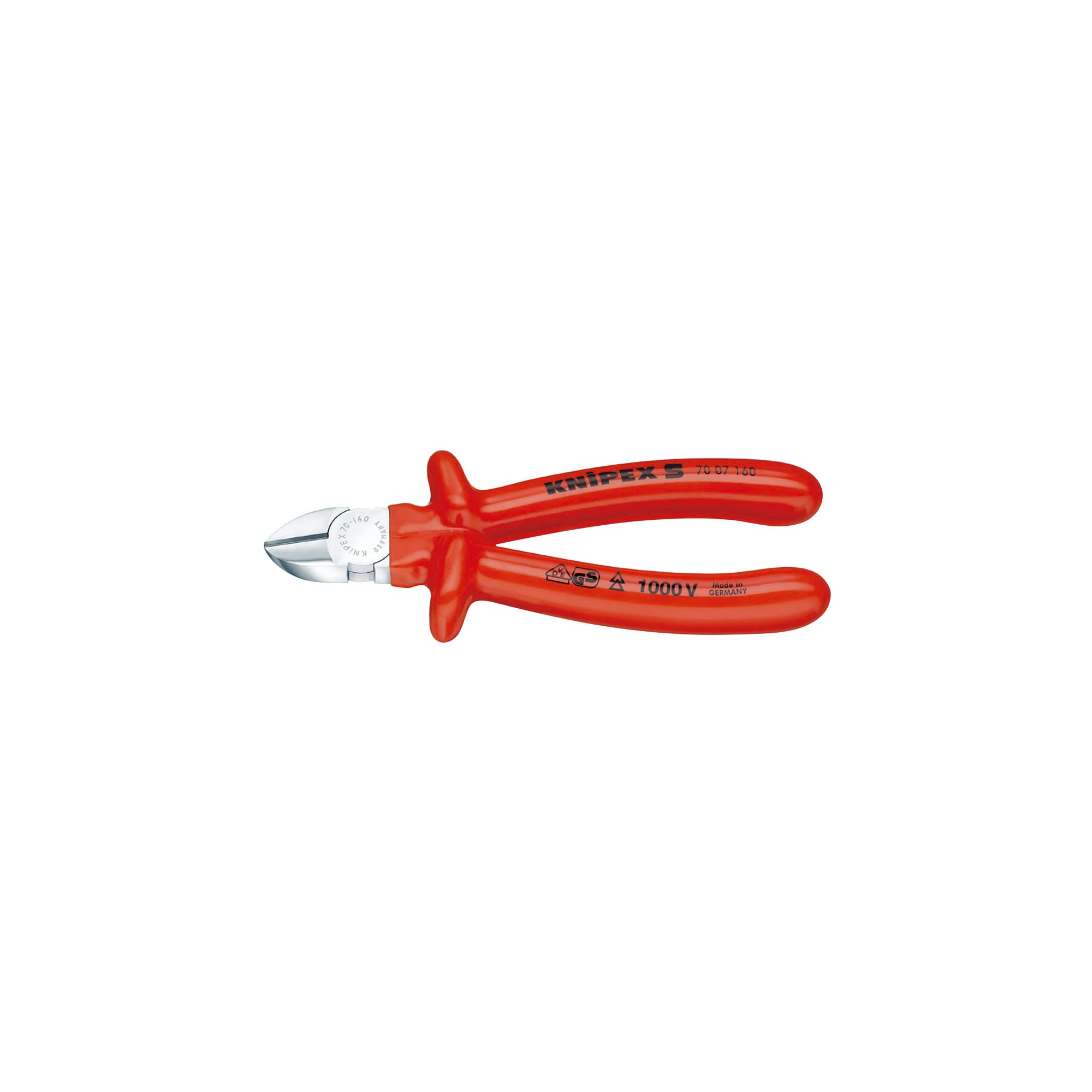 

KNIPEX Insulated Diagonal 1000V 7007-160 Cutters,