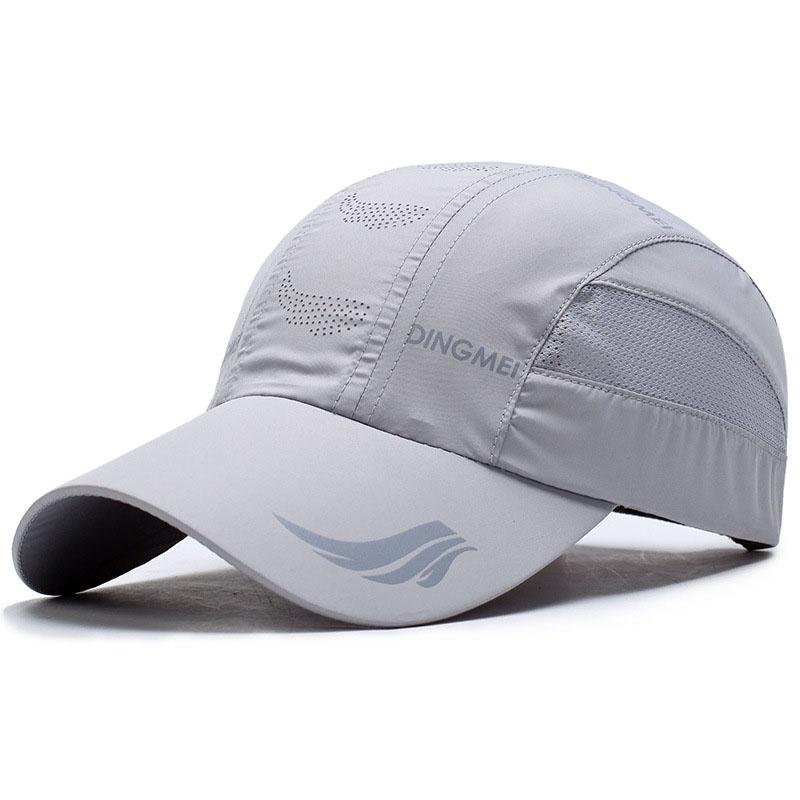 Baseballkappe Sommer Herren Damen Outdoor Sport Laufen Wandern Schweißkappe Männlich Schnelltrocknend Verstellbar Sonnenschutz Netz Truckerhut
