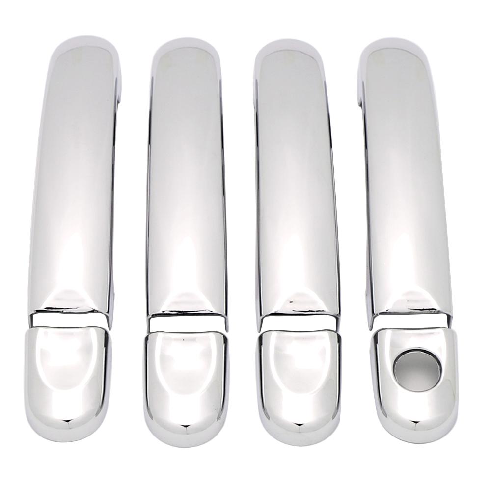 Für Volkswagen VW Transporter T5 Multivan V 2003–2015, Chrom-Außenseite, Türgriffabdeckung, Zierrahmen, Lünette, 2012