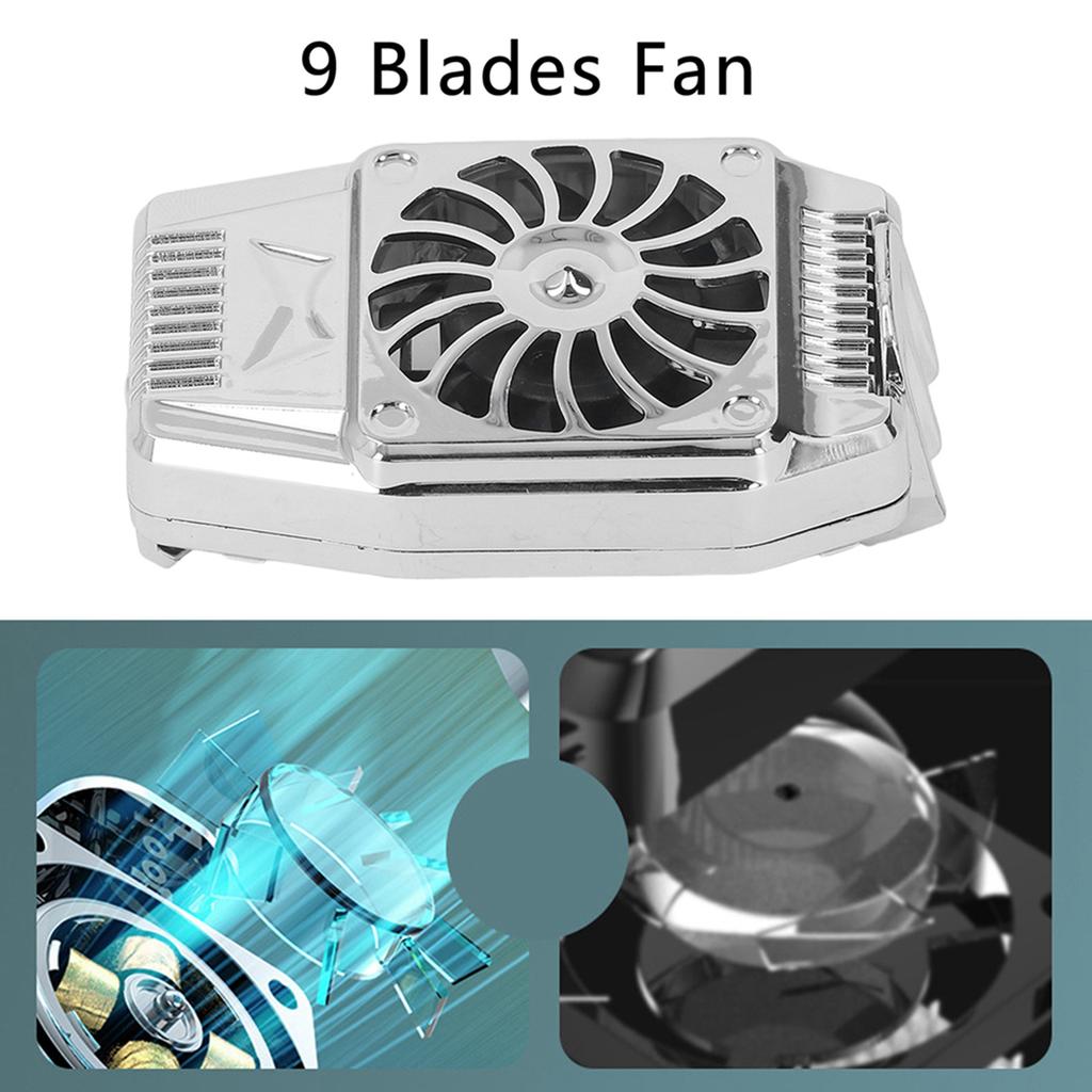 Phone Clip Cooler Low   Noise   Cooling Gaming Phone Heatsink Cooling Fan for Home