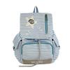 Schoolbag Korean version ins cartoon star backpack bag female niche design fashion striped large capacity casual student schoolbag