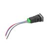 Yellow/Green Rear Fog light Push Switch 4 Wire Button For Toyota Camry Prius Corolla Foglight Switch DC12V