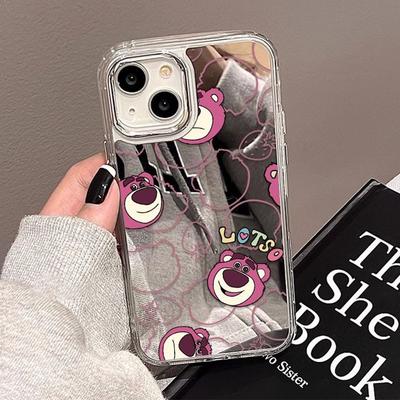For OPPO K12X Mirror Phone Case Non-yellowing Lanyard Phone Case Mirror Phone Case High-end