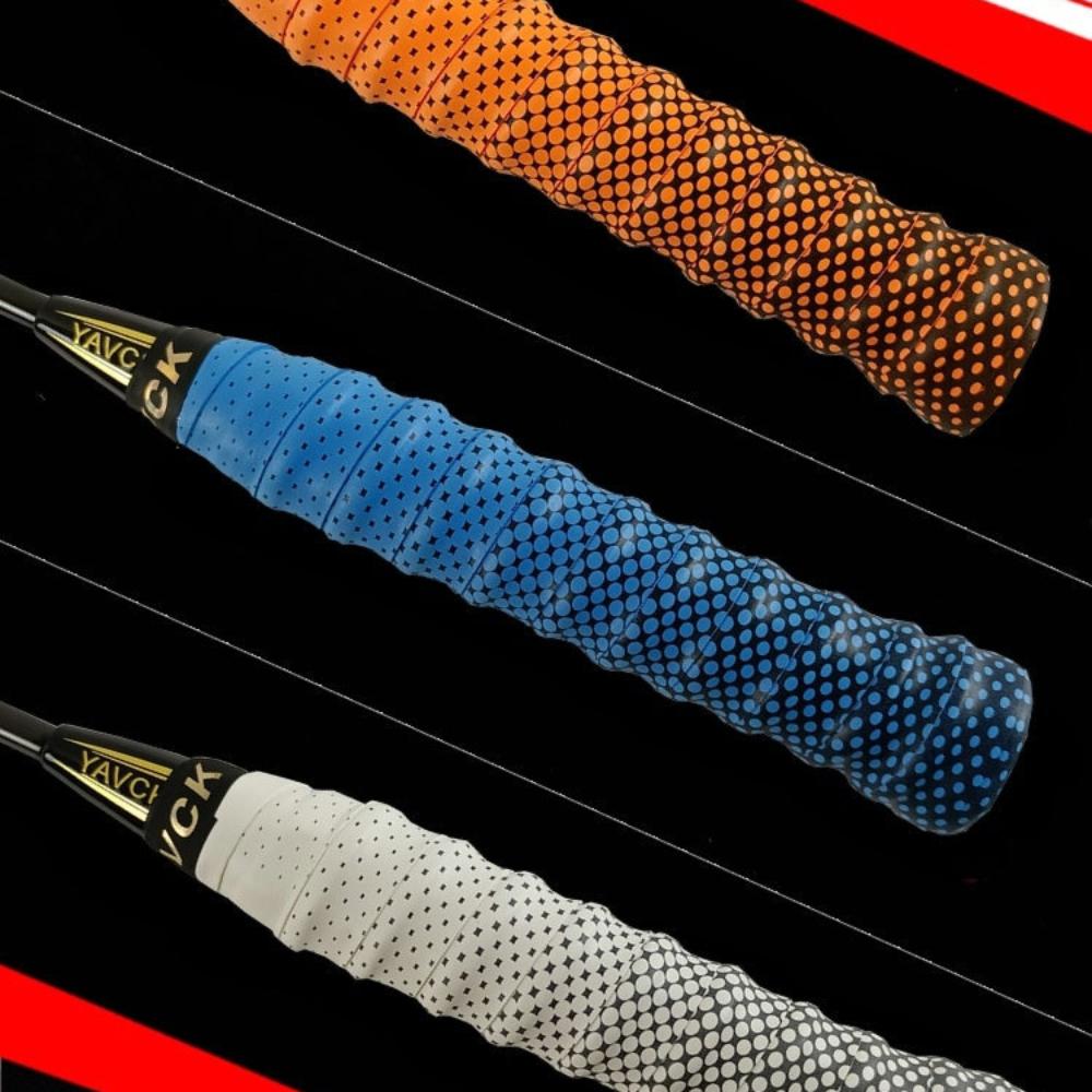 1pcs PU Tennis Racket Overgrip Shock Absorption Fishing Rod Sweatband  Badminton