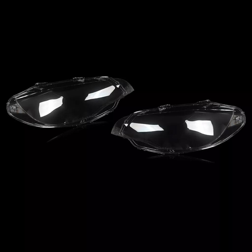 2PCS Clear Headlight Lens Cover Headlamp Left+Right For BMW E71 X6 2008-2014