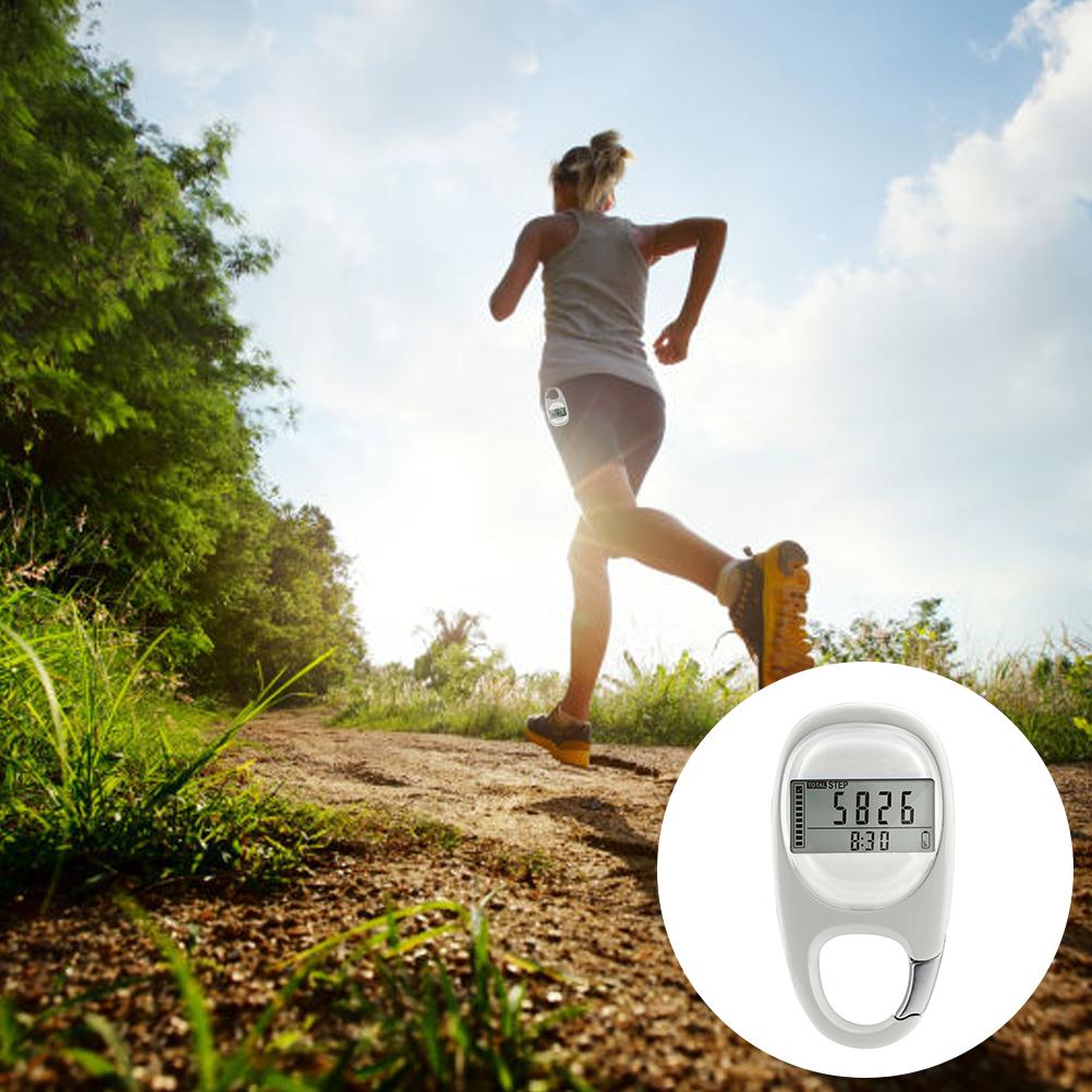 

Простой 3D цифровой шагомер Портативный счетчик шагов для ходьбы с карабином для мужчин, женщин, домашних животных